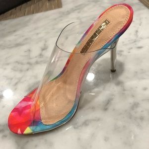 LILIANA SZ 6.5 SEXY CLEAR HEEL PUMPS NEW